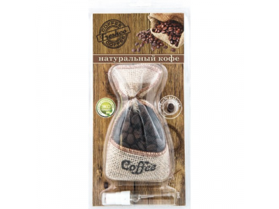 Ароматизатор воздуха подвесной мешочек AZARD "Freshco Coffee" Натуральный кофе
