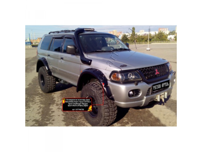 Расширители колесных арок для Mitsubishi Pajero Sport 1998-2004 от РУССКАЯ АРТЕЛЬ Расширители колесных арок для Mitsubishi Pajero Sport 1998-2004