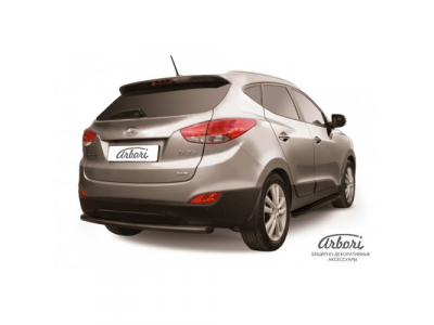 Защита заднего бампера Arbori d57 черная HYUNDAI IX-35 2009- от ARBORI Защита заднего бампера Arbori d57 черная HYUNDAI IX-35 2009-