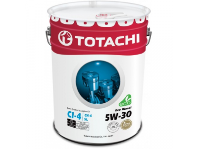 Масло моторное TOTACHI Eco Diesel CI-4/CH-4/SL п\синт 5W30 20л