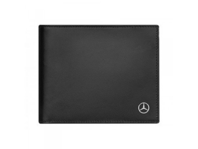 Кожаный футляр для кредитных карт Mercedes-Benz Credit Card Wallet, Black, RFID Protection