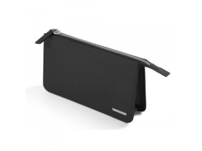 Кожаная косметичка Skoda Leather Cosmetic Bag, Black, артикул 51488 от VAG Кожаная косметичка Skoda Leather Cosmetic Bag, Black, артикул 51488