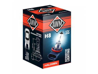 Лампа галогенная AWM H8 12V 35W (PGJ19-1)
